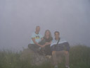 martin, julieanne and i, with a lovely view of christchurch