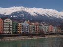 mariahilf - said to be innsbruck's most beautiful row of houses