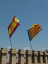 spanish and valencian flag