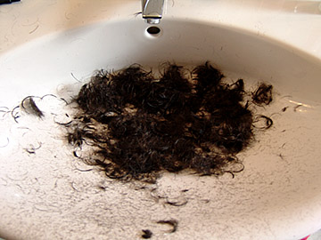 scalp hair - the result of my new haircut scalp hair - the result of my new DIY haircut