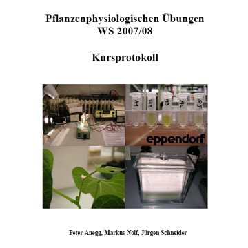 Pflanzenphysiologische Übungen - Kursprotokoll