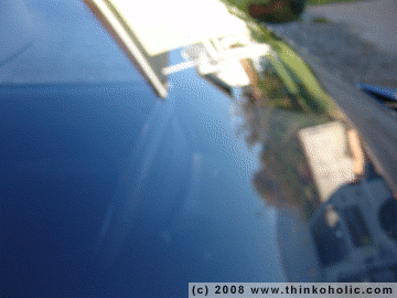 lotus effect on a car's windshield, using nigrin nanotec
