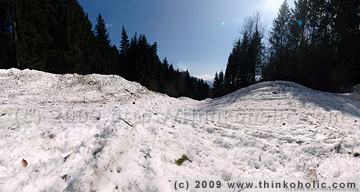 panorama: avalanche field