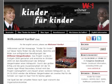 screenshot: kinder-fuer-kinder.at