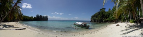 picture perfect bay - malenge indah cottages, togian islands (sulawesi, indonesia)