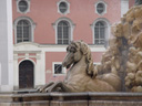 horse-fountain at residenzplatz square. 2005-10-07, Sony Cybershot DSC-F717.