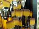 brushes in an artstore. 2005-10-07, Sony Cybershot DSC-F717.