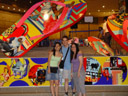 jaslin, me, and wee hui (my other host), in front of giant sandals ;-)