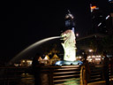 the merlion - peter told me it has nothing to do with real singaporean mythology. 2005-11-12, Sony Cybershot DSC-F717.