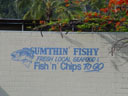 sumthin' fishy - original name for a fish&chips outlet. 2005-11-29, Sony Cybershot DSC-F717.