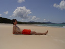 me, whitehaven beach