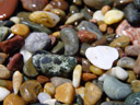 colourful stones at rocky beach