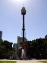 sydney tower and archibald fountain. 2005-12-07, Sony Cybershot DSC-F717.