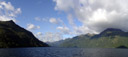 panorama: lake manapouri