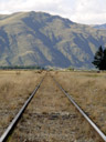 gleise || foto details: 2005-12-31, somewhere in new zealand, Sony Cybershot DSC-F717. keywords: railtrack, rail tracks, railtracks