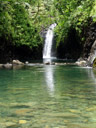 wainbau-wasserfall || foto details: 2006-01-18, lavena, taveuni, fiji, Sony DSC-F717.