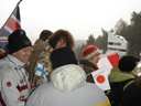 some other participants, including the one who created a little black market for flags (second face from left). 2006-02-24, Sony Cybershot P-93.