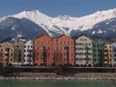 mariahilf - said to be innsbruck's most beautiful row of houses