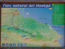 map showing the tramping routes in montgo natural preserve. 2006-07-25, Sony Cybershot DSC-F828.