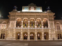vienna state opera, at night