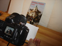 step two: hold it in front of the camera, so that the copyright-sign is on the lower right corner. 2007-01-21, Sony DSC-P93.