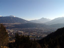 overlooking innsbruck