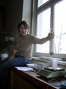 at university: an extremely-high-precision experiment. 2007-03-06, Sony DSC-P93.