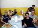 nach dem konzert - michael, thomas, wolfgang, phillipe, bene, armin & david