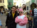 i had my picture taken with the easter bunny!