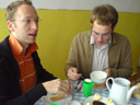 andi & mathias, breakfast (!) in romania
