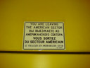 above a doorway in the institute of microbiology