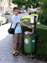 bad mailbox: a dog poop bag dispenser