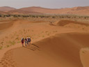 a hike in the dunes