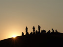 sunset in the dunes. 2007-09-04, Sony F828.