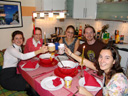 thanksgiving dinner at lisa's
