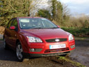 the rental car - note how the steering wheel is on the wrong side ;). 2008-02-07, Sony F828.