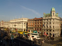 das stadtzentrum von dublin - lower o'connell street || foto details: 2008-02-11, dublin, ireland, Sony F828. keywords: upper o'connell street, double decker busses, doppeldecker busse