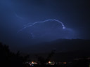 flashes of lightning in tirol. 2008-07-29, Sony F828.