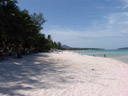 blendend weisser sandstrand || foto details: 2008-08-16, koh samui, thailand, Sony F828.