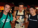 markus, rene & mathias taste fried grasshoppers