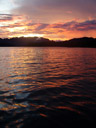 sunset at ratchaprapha dam. 2008-08-31, Sony F828.