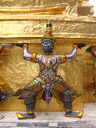 a caryatid of the golden chedi. 2008-09-09, Sony F828. keywords: grand palace, wat phra kaew, wat phra sri rattana satsadaram