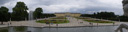 panorama: schlosspark und schloss schönbrunn, blick vom neptunbrunnen || foto details: 2008-09-22, vienna, austria, Pentax W60.