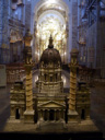 miniature model inside the original - church of st. charles, vienna