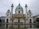 animation: day and night, church of st. charles, vienna