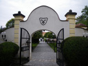 the entrance to melk abbey. 2008-09-23, Pentax W60.