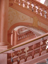 pink staircase, melk abbey