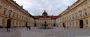 panorama: prelate's courtyard, melk abbey. 2008-09-23, Sony F828.