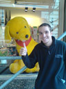 me with giant stuffed dog