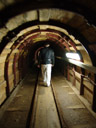 der lange weg in die mine, mit verschiedenen verbauungsarten || foto details: 2008-09-25, hallstatt, austria, Sony F828. keywords: salt worlds, salzwelten hallstatt
